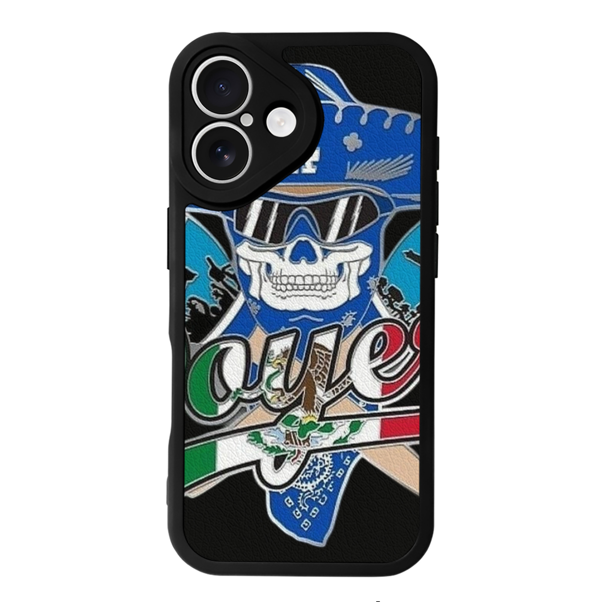  IPhone 16 Silicone Leather Case – UV Print, Lambskin Texture – Perfect Fit, Wireless Charging Compatible, Scratch Resistant, Precise Cutouts – Stylish Protection For IPhone 16